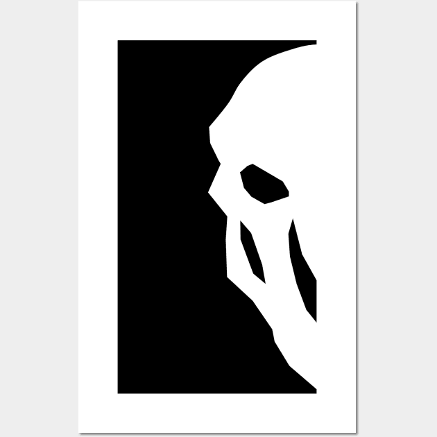 Reaper Mask Wall Art by OrangeCup
